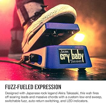 Amazon | ダンロップ 高崎晃 シグネチャー Cry Baby Fuzz Wah